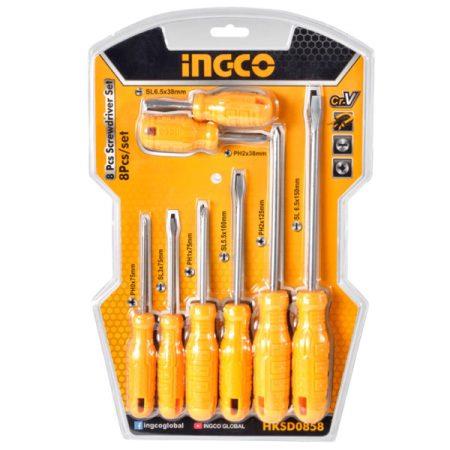 مجموعه 8 عددی پیچ گوشتی اینکو مدل HKSD0858